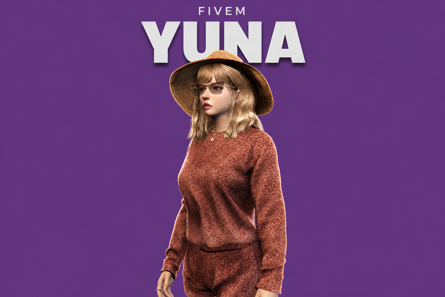 Yuna | Female Ped | Multiple Outfits | Optimized & Fivem Ready [Add-On]