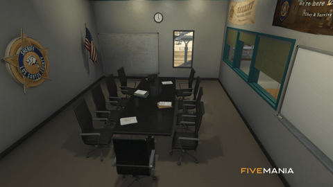 FIVEM Davis Sheriff Station | Detailed Police Station MLO | Interior & Exterior | Shooting Range | Jail Cells | Offices | Add-On | Optimized | Fivem Ready | High Quality — image 21
