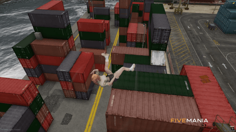 FIVEM Rooftop Rush Parkour | Dynamic Parkour Map | Challenging Routes | Rooftop & Container Courses | Add-On | Optimized | Fivem Ready | High Quality, image 6