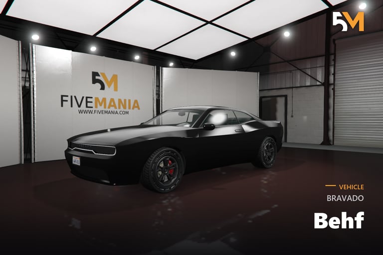 FIVEM Bravado Behf, Realistic Muscle Car Add-On