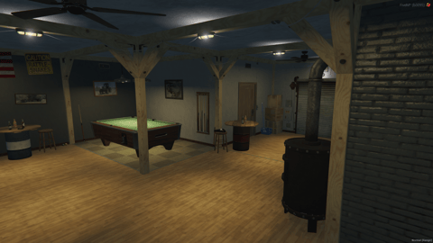 FIVEM Paleto Gang Camp | Custom Gang Hideout MLO | Interior & Exterior | Bar & Office | Pool Table | Add-On | Optimized | Fivem Ready | High Quality — image 5