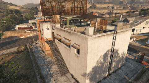FIVEM Marabunta Hideout V2 | Detailed Gang Hideout MLO | Interior & Exterior | Bar & Office | Rooftop Access | Add-On | Optimized | Fivem Ready | High Quality — image 2