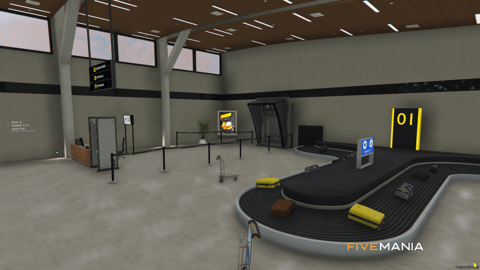 FIVEM Isia Airport | Custom International Airport MLO | Interior & Exterior | Shops & Lounges | Add-On | Optimized | Fivem Ready | High Quality — image 20
