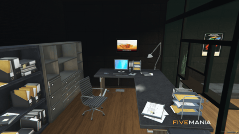 FIVEM Tuning Bar Mechanic | Modern Garage & Restaurant MLO | Interior & Exterior | Rooftop Terrace | Custom Props | Add-On | Optimized | Fivem Ready | High Quality — image 10
