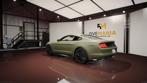 FIVEM Mustang | Realistic Sports Car [Unbadged] Add-On | Interior & Exterior | Working Lights | Optimized | Fivem Ready | High Quality — image 8