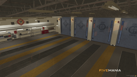 FIVEM Paleto Bay Fire Station | Detailed Fire Department MLO | Interior & Exterior | Garage Bays | Office & Common Areas | Add-On | Optimized | Fivem Ready | High Quality — image 4