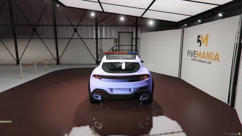 FIVEM Porsche Cayenne Coupe Carrera | Emergency Police SUV [Unbadged] Add-On | Working Lights | Custom Siren | Optimized | Fivem Ready | High Quality, image 6