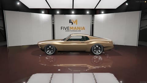 FIVEM Domgtt1 | Custom Muscle Car [Unbadged] Add-On | Custom Wheels | Detailed Interior | Working Lights | Optimized | Fivem Ready | High Quality, image 7