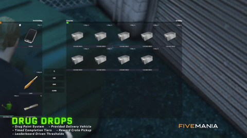FIVEM Drug System + Outposts Package | Comprehensive Crime Script Bundle | Multiple Drug Labs | Processing Minigames | Outpost Locations | Police Integration | Add-On | Optimized | Fivem Ready | High Quality, image 48