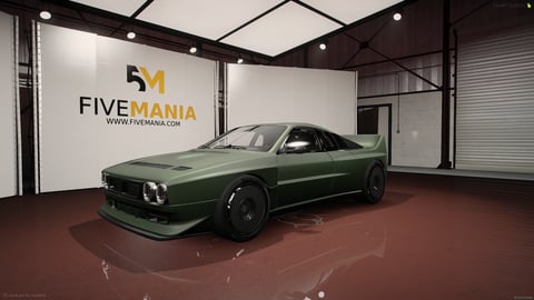FIVEM Evo3722 | Realistic Sports Car [Unbadged] Add-On | Carbon Fiber Accents | Optimized | Fivem Ready | High Quality — image 3