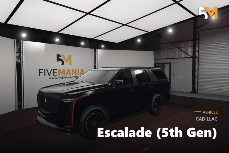 FIVEM Cadillac Escalade (5th Gen), Lore Friendly Luxury SUV