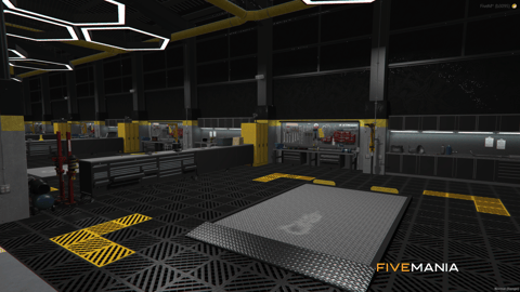 FIVEM East Customs | Modern Mechanic Shop MLO | Interior & Exterior | Office Space | Custom Branding | Add-On | Optimized | Fivem Ready | High Quality — image 8