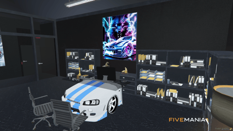 FIVEM Stop Car Mechanic | Full-Service Garage MLO | Interior & Exterior | Tuning & Detailing | Rooftop Parking | Add-On | Optimized | Fivem Ready | High Quality — image 18