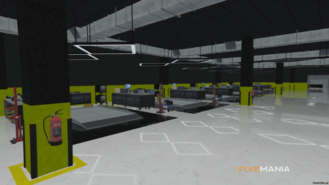 FIVEM Evo Motors | Luxury Dealership & Mechanic MLO | Interior & Exterior | Office & Restaurant | Helipads | Add-On | Optimized | Fivem Ready | High Quality — image 6