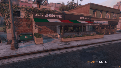 FIVEM Aldente Restaurant | Cozy Italian Dining MLO | Interior & Exterior | Add-On | Optimized | Fivem Ready | High Quality — image 3