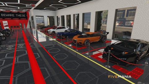 FIVEM Legendary Motorsport Dealership | Luxury Vehicle Showroom MLO | Interior & Exterior | Modern Design | Custom Props | Add-On | Optimized | Fivem Ready | High Quality — image 6