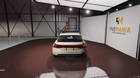 FIVEM Audi RS6 Avant (C8) | Realistic Police Wagon [Unbadged] Add-On | Working Emergency Lights | HQ Interior | Optimized | Fivem Ready | High Quality, image 6