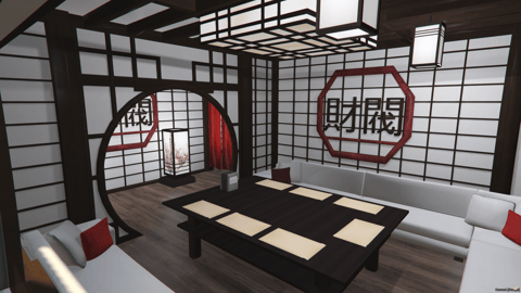 FIVEM Japanese Restaurant | Authentic Dining MLO | Interior & Exterior | Full Kitchen | Bar Area | Office | Add-On | Optimized | Fivem Ready | High Quality — image 4