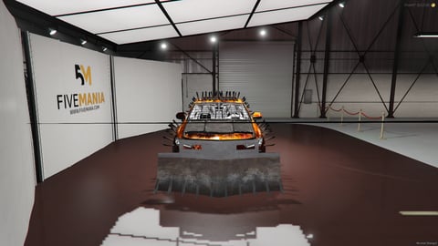 FIVEM Panther | Armored SUV [Unbadged] Add-On | Custom Plow | Spikes & Armor | Unique Livery | Add-On | Optimized | Fivem Ready | High Quality, image 4
