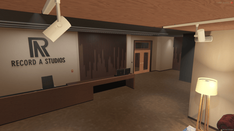FIVEM Record A Studio | Professional Recording Studio MLO | Interior & Exterior | Multiple Recording Rooms | Lounge Area | Add-On | Optimized | Fivem Ready | High Quality — image 4