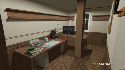 FIVEM Paleto Bay Fire Station | Detailed Fire Department MLO | Interior & Exterior | Garage Bays | Office & Common Areas | Add-On | Optimized | Fivem Ready | High Quality — image 11