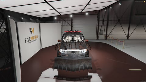 FIVEM Garradeic | Post-Apocalyptic SUV [Unbadged] Add-On | Custom Armor | Spikes | Working Lights | Front Plow | Optimized | Fivem Ready | High Quality, image 4