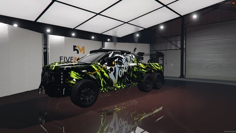 FIVEM Xgv Tds 6x6 | Custom 6x6 Off-Road Truck [Unbadged] Add-On | Custom Livery | Working Lights | Tuning Parts | Add-On | Optimized | Fivem Ready | High Quality — image 3