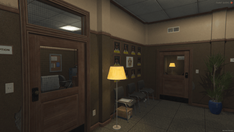 FIVEM Sandy Sherif Department | Lore-Friendly Police Station MLO | Interior & Exterior | Jail Cells | Offices | Reception Area | Add-On | Optimized | Fivem Ready | High Quality — image 15