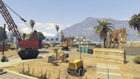 FIVEM Sandy Corner Construction | Large Construction Site MLO | Custom Props | Map Edit | Add-On | Optimized | Fivem Ready | High Quality — image 9