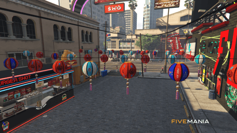 FIVEM Korea Town 2077 | Vibrant Cyberpunk District MLO | Multiple Interiors & Exteriors | Neon Lights | Custom Props | Add-On | Optimized | Fivem Ready | High Quality — image 24