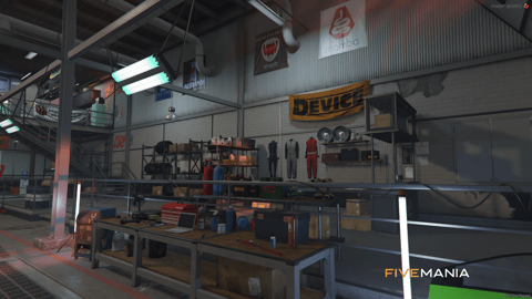 FIVEM Los Santos Customs | Detailed Auto Repair MLO | Interior & Exterior | Custom Props | Tuning Bays | Lounge Area | Add-On | Optimized | Fivem Ready | High Quality — image 5