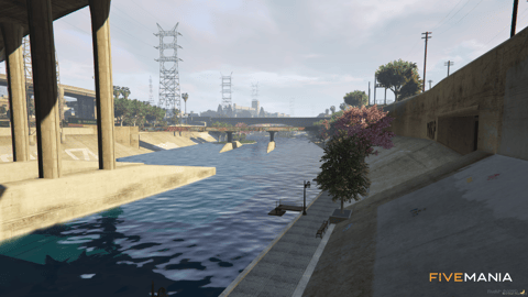 FIVEM Lossantosriver | Revitalized Map Edit | Landscaping & Seating Areas | Add-On | Optimized | Fivem Ready | High Quality — image 5