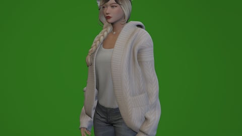 Catline | Female Ped | Multiple Outfits | Optimized & Fivem Ready [Add-On] — image 4