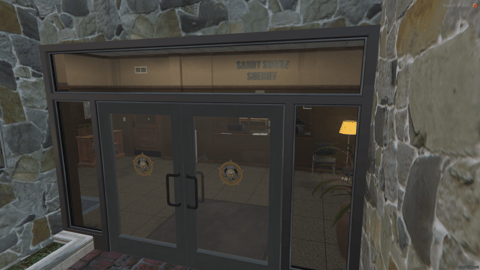 FIVEM Sandy Sherif Department | Lore-Friendly Police Station MLO | Interior & Exterior | Jail Cells | Offices | Reception Area | Add-On | Optimized | Fivem Ready | High Quality — image 6