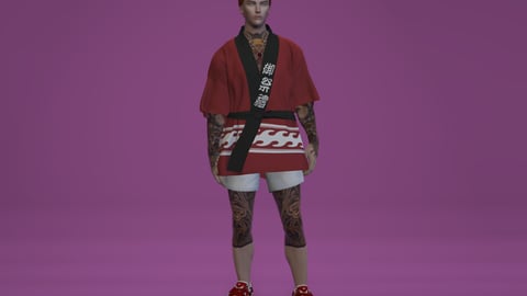 Akira | Male Ped | Multiple Outfits | Optimized & Fivem Ready [Add-On] — image 6
