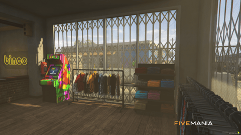 FIVEM Binco V3 Clothing Store | Custom Clothing Store MLO | Interior & Exterior | Detailed Props | Clothing Displays | Add-On | Optimized | Fivem Ready | High Quality — image 10