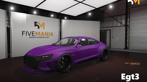 FIVEM Egt3 | Realistic Sports Car [Unbadged] Add-On | Interior & Exterior | Working Lights | Optimized | Fivem Ready | High Quality cover