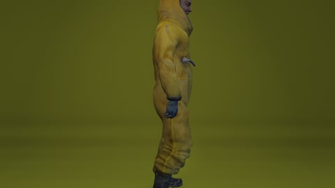 Walter | FiveM Male Ped | Hazmat Worker | Multiple Outfits | Optimized & Fivem Ready [Add-On], image 6