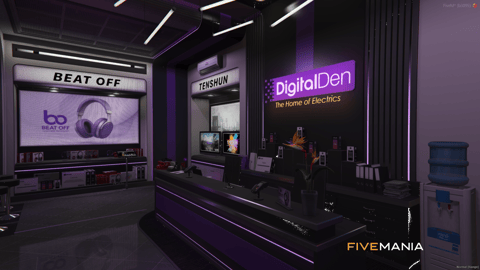 FIVEM Digital Den | Modern Electronics Store MLO | Interior & Exterior | Detailed Displays | Backroom & Storage | Add-On | Optimized | Fivem Ready | High Quality — image 4