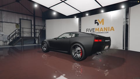 FIVEM Coquette D91 | Realistic Sports Car Add-On | Working Lights | Custom Wheels | Optimized | Fivem Ready | High Quality, image 8