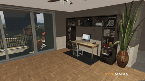 FIVEM Bloods Hood | Custom Gang Territory MLO | Interior & Exterior | Custom Graffiti | Underground Garage | Add-On | Optimized | Fivem Ready | High Quality — image 28