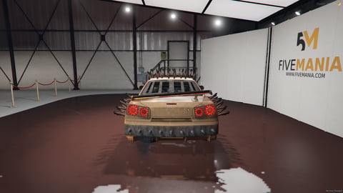FIVEM Ant | Post-Apocalyptic Battle Car [Unbadged] Add-On | Spikes & Armor | Custom Front Plow | Roll Cage | Working Lights | Optimized | Fivem Ready | High Quality, image 7