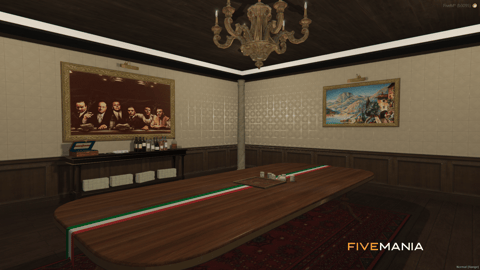 FIVEM The Italian Manor | Luxury Italian Estate MLO | Interior & Exterior | Bar & Office | Detailed Rooms | Add-On | Optimized | Fivem Ready | High Quality — image 10