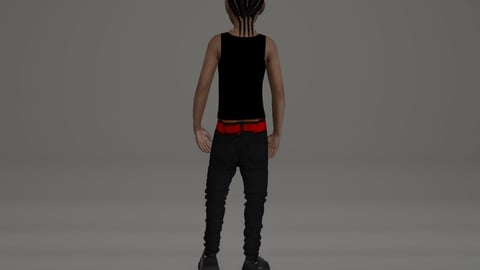 Jamal | Male Teen Ped | Optimized & Fivem Ready [Add-On] — image 8