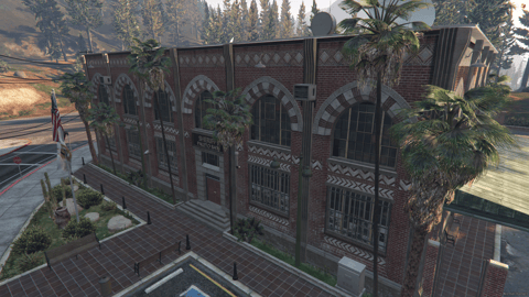 FIVEM Paleto Sherif Department V2 | Detailed Sheriff Station MLO | Interior & Exterior | Offices & Cells | Custom Props | Add-On | Optimized | Fivem Ready | High Quality — image 2