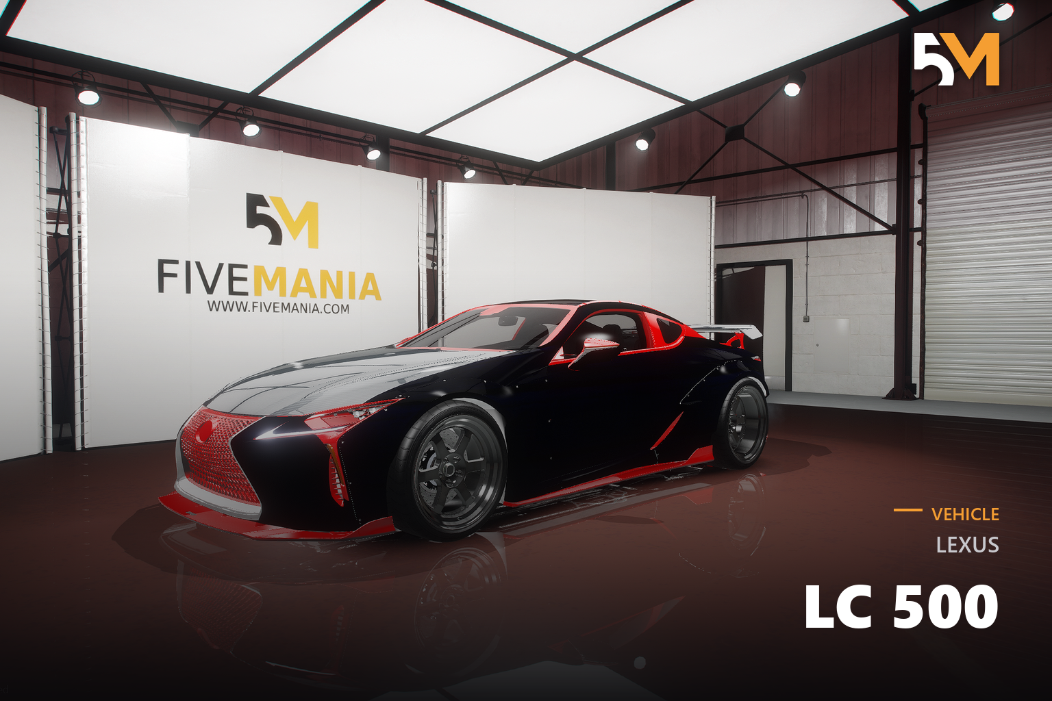 FIVEM Lexus LC 500 | Realistic Sports Car [Badged] Add-On | Custom Rims | Interior & Exterior | Optimized | Fivem Ready | High Quality