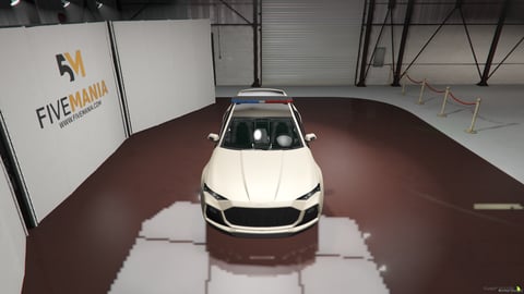 FIVEM Audi RS6 Avant (C8) | Realistic Police Wagon [Unbadged] Add-On | Working Emergency Lights | HQ Interior | Optimized | Fivem Ready | High Quality, image 5