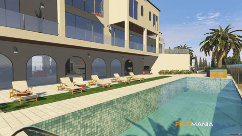 FIVEM Vinewood Mansion | Luxury Modern Estate | Interior & Exterior | Pool & Basketball Court | Add-On | Optimized | Fivem Ready | High Quality — image 6