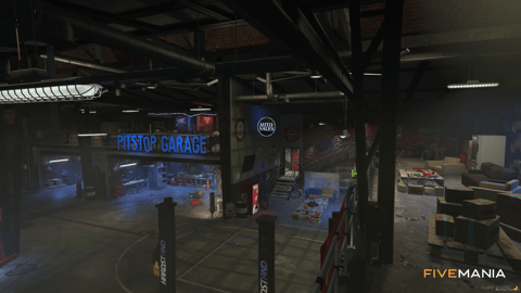 FIVEM Pitstop Hub | Custom Mechanic Shop MLO | Interior & Exterior | Detailed Garage | Lounge Area | Add-On | Optimized | Fivem Ready | High Quality — image 11