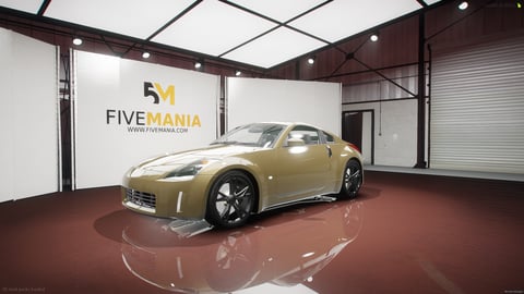 FIVEM J350z | Realistic Sports Car [Unbadged] Add-On | Detailed Interior | Optimized | Fivem Ready | High Quality — image 3